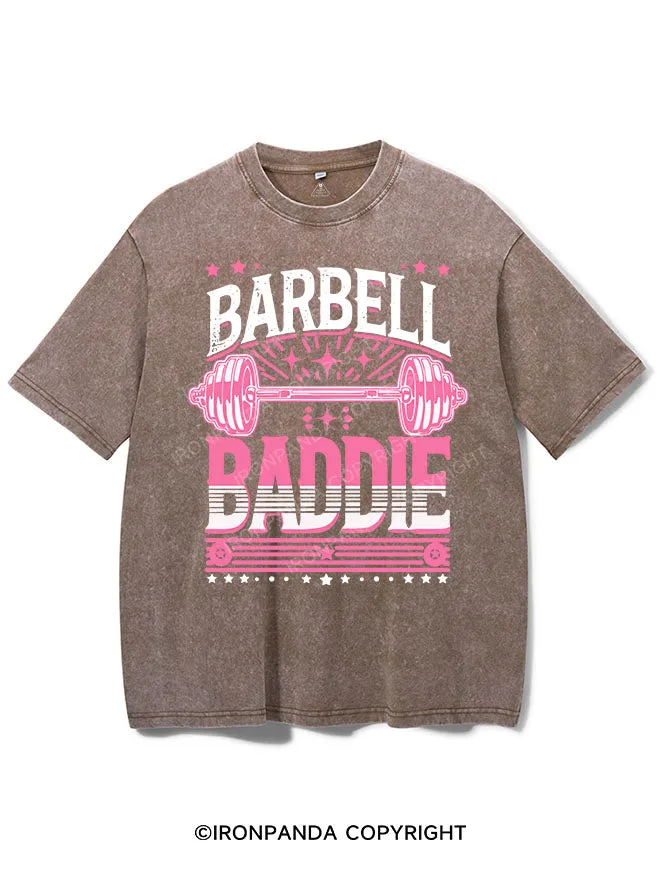 BARBELL BADDIE VINTAGE GYM SHIRT