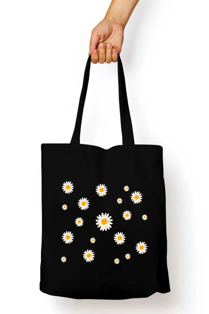 Daisy Flower Tote Bag
