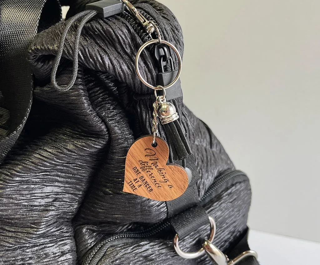 Dance Teacher Heart Keychain