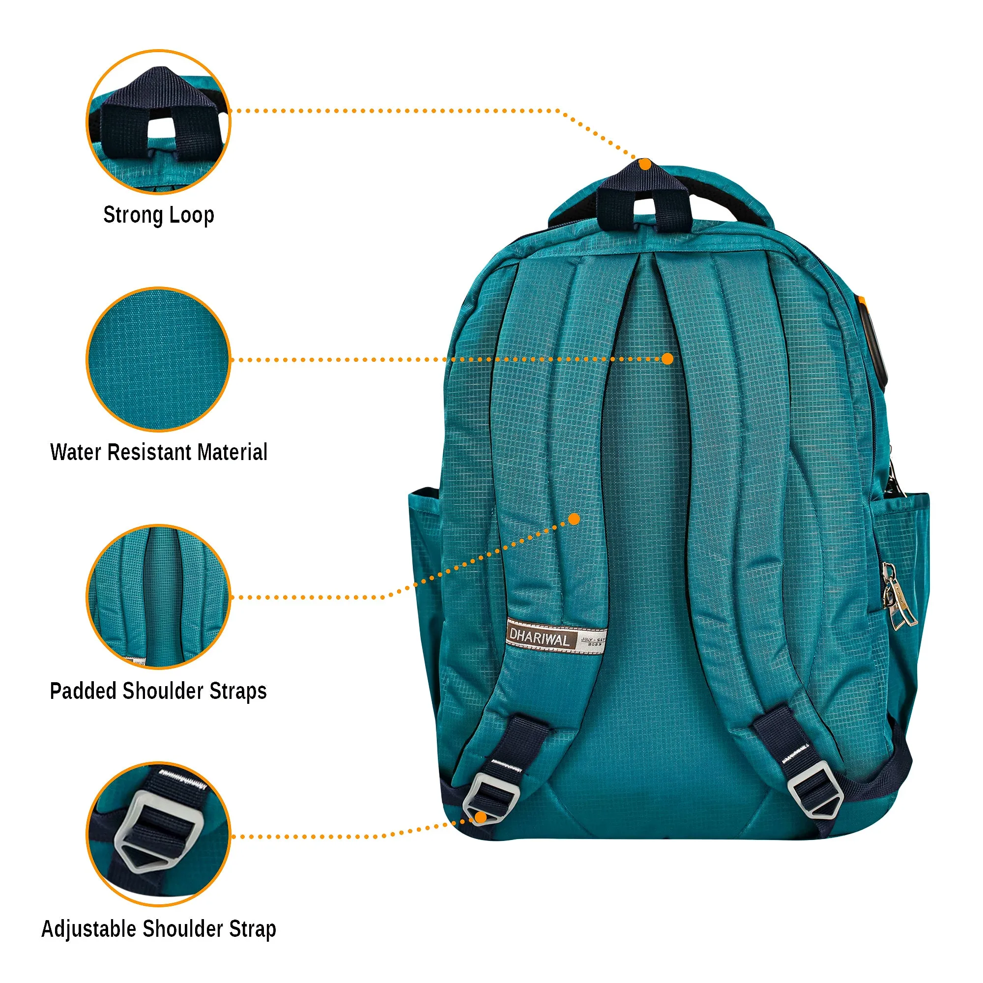 Dhariwal Unisex Triple Compartment Backpack for Outing/Hiking/Trekking/Weekender 46L BP-230