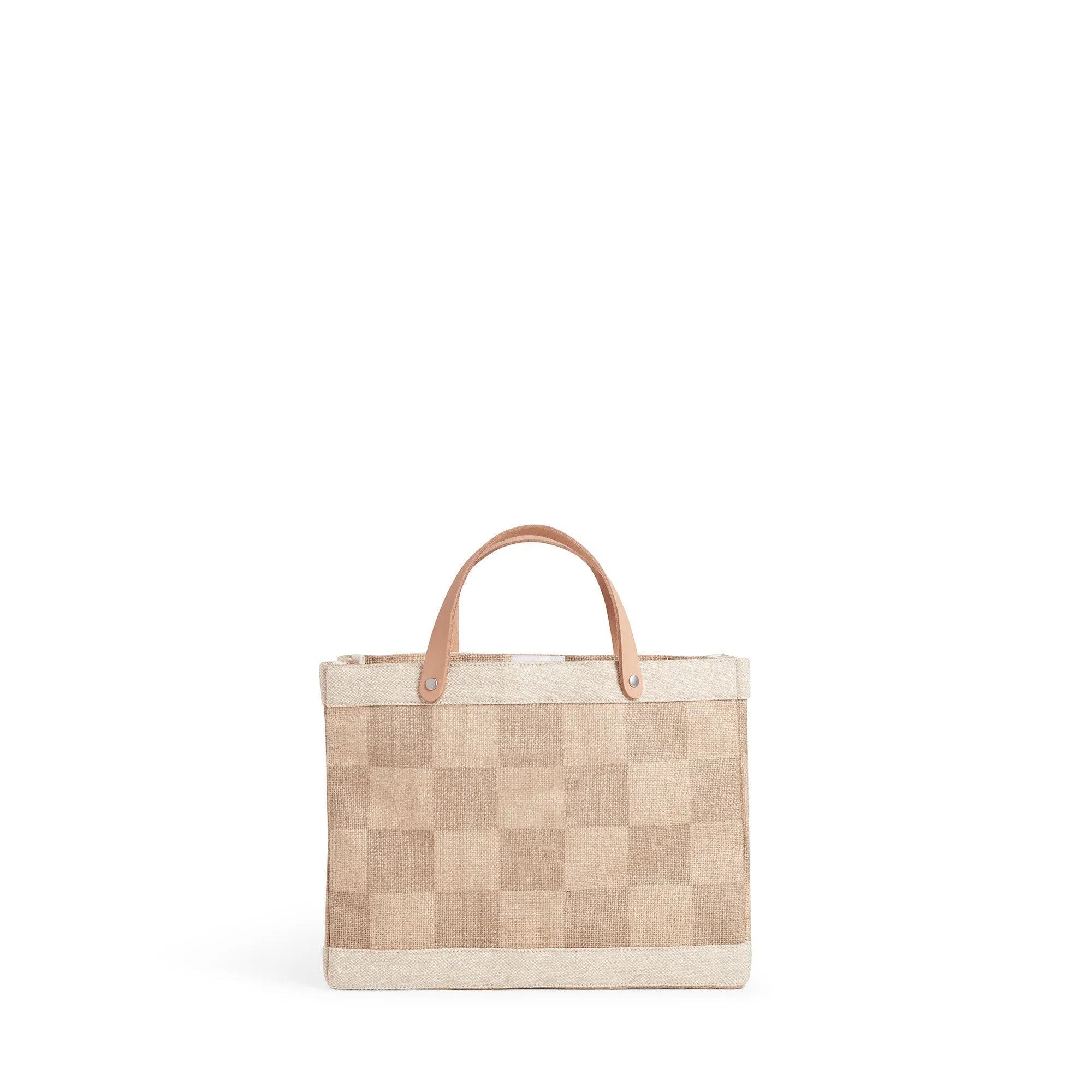 Petite Market Bag in Checker
