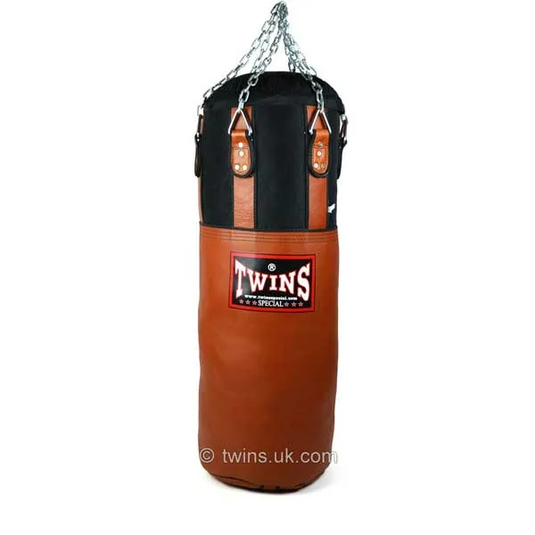 Twins HBNL-3 Nylon Heavy Bag Brown - Filled