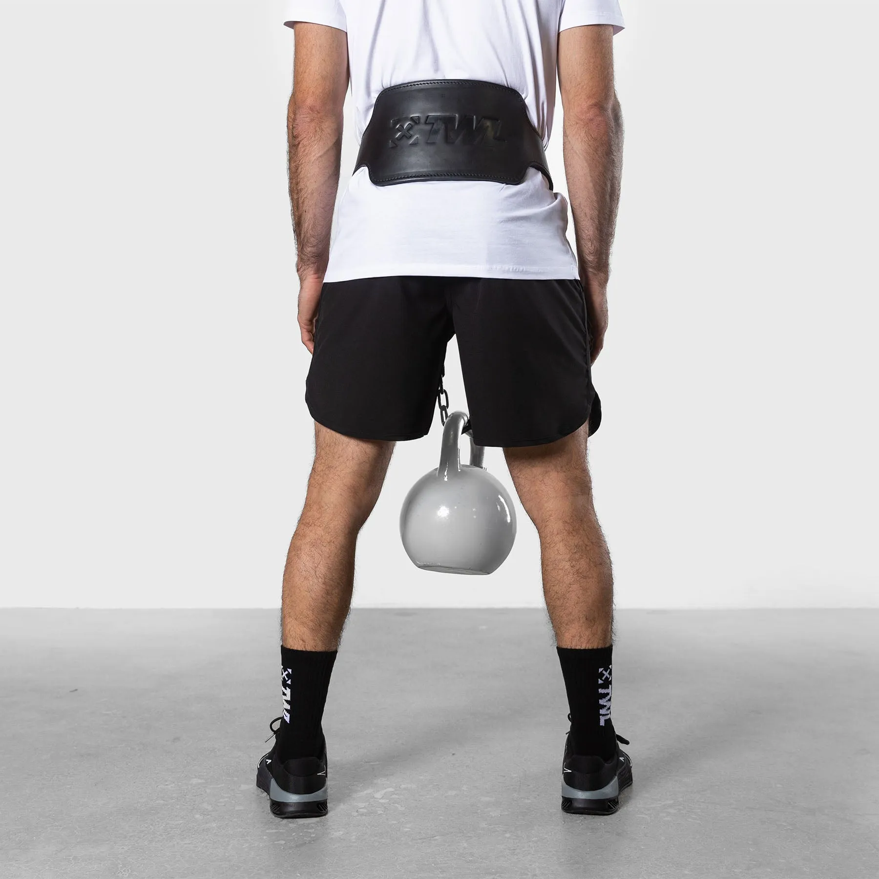 TWL - LEATHER DIP BELT - BLACK